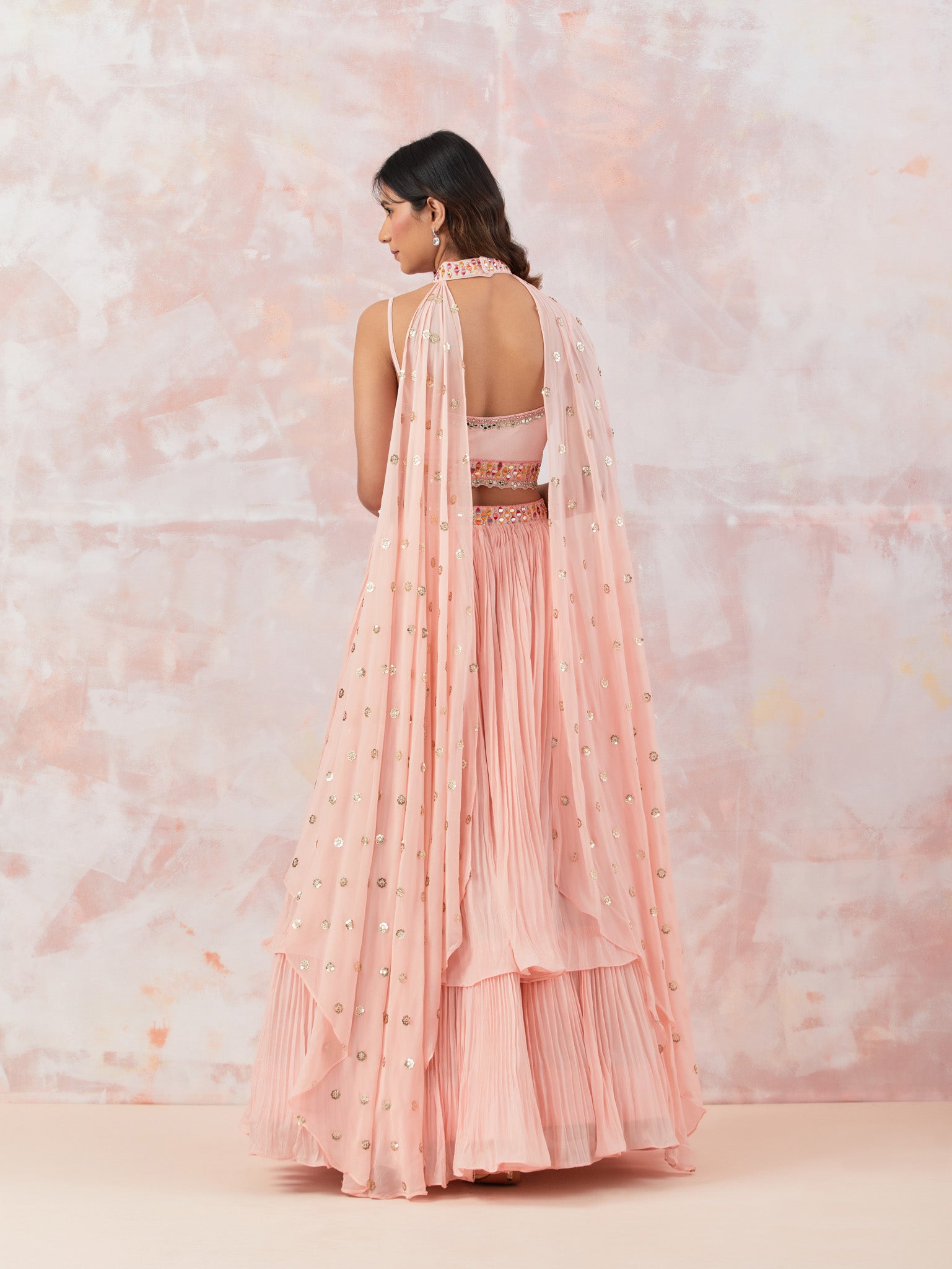 Shop Pink Art Silk N White Net Embroidered Lehenga Festive Wear Online at  Best Price | Cbazaar