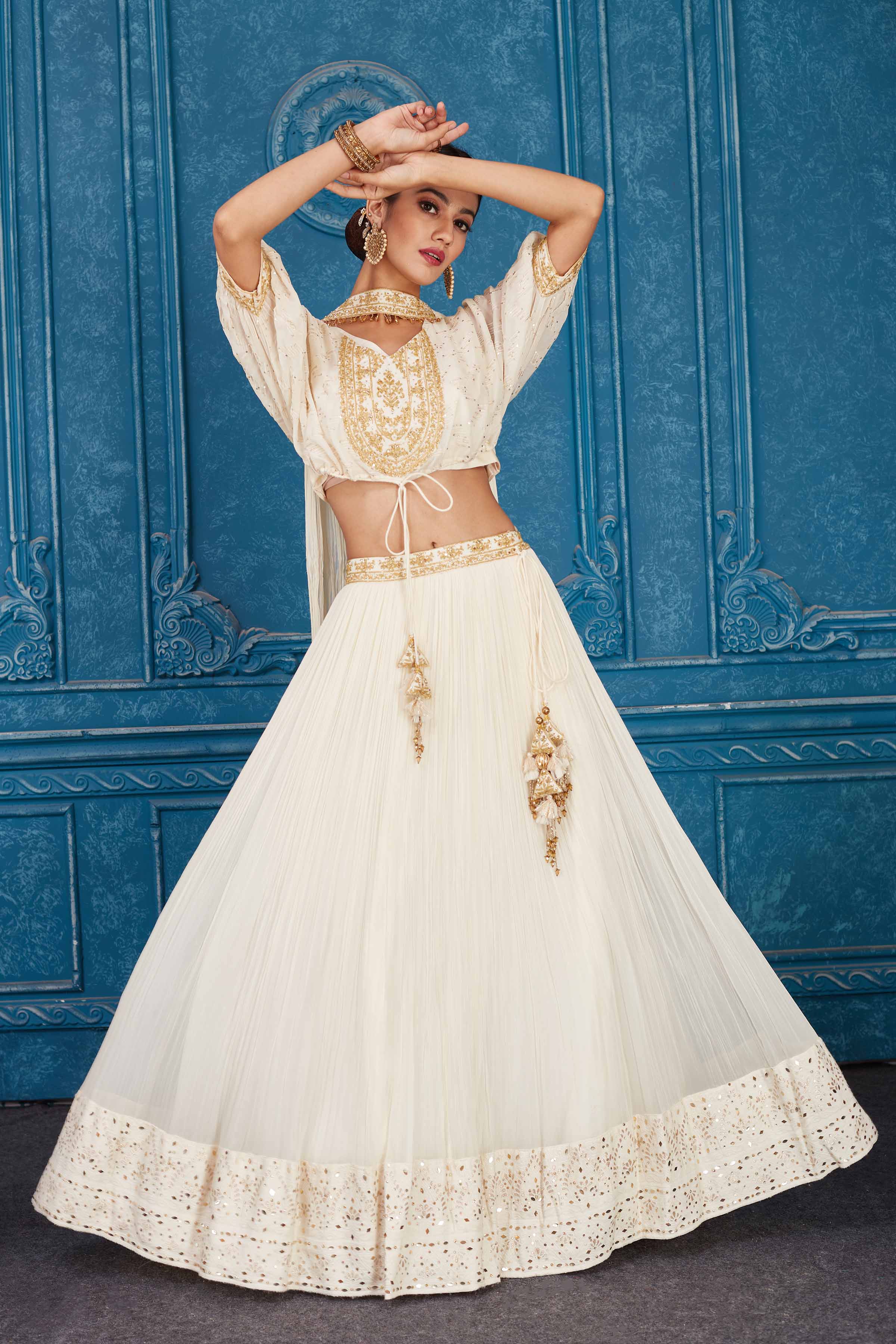 Buy Designer Lehengas for Haldi Function Online | Frontier Raas