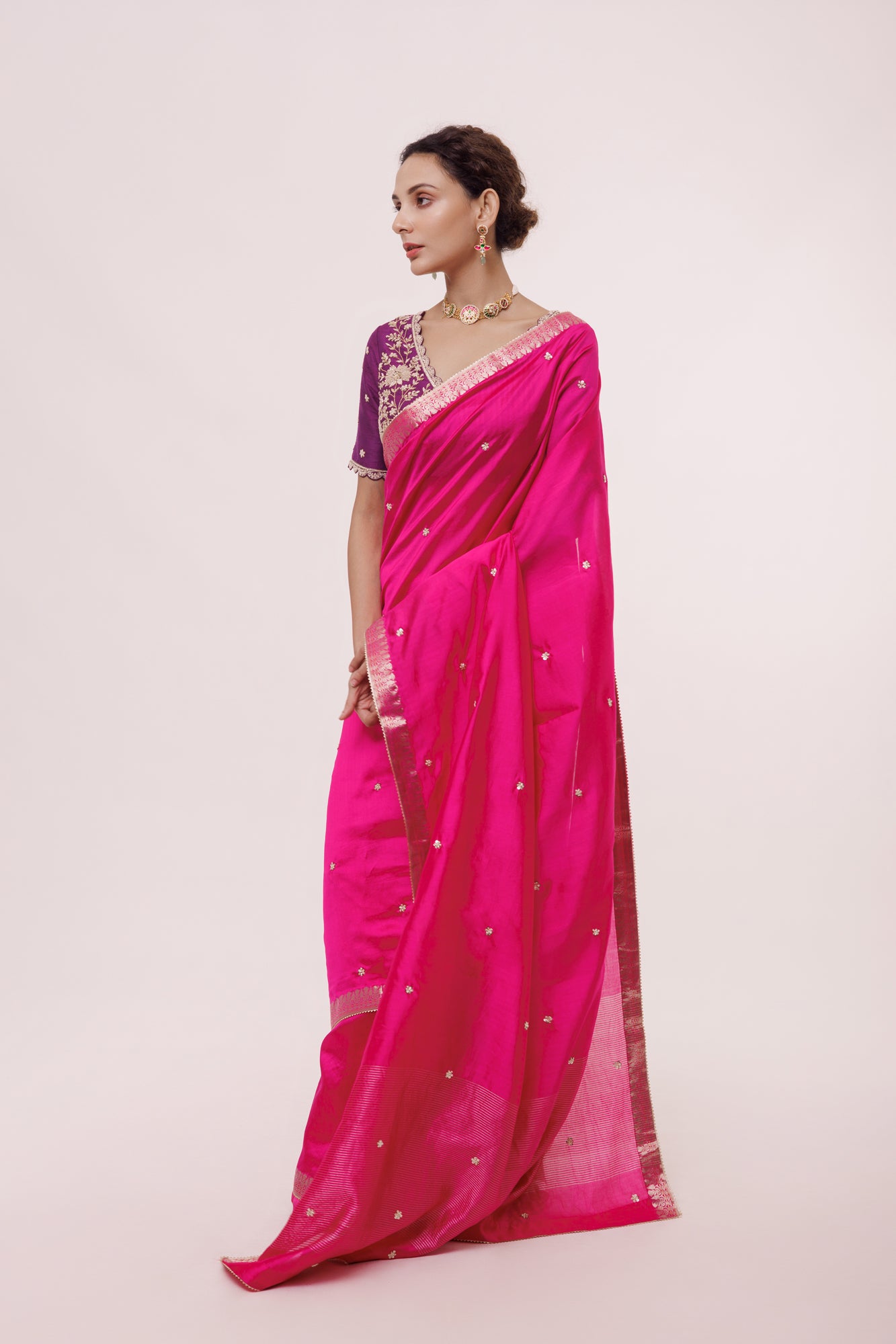 Bandhani Saree | Bandhej / Chunri / Gaji Silk Bandhani Sarees Online:  Khatri Jamnadas Bechardas – Tagged 