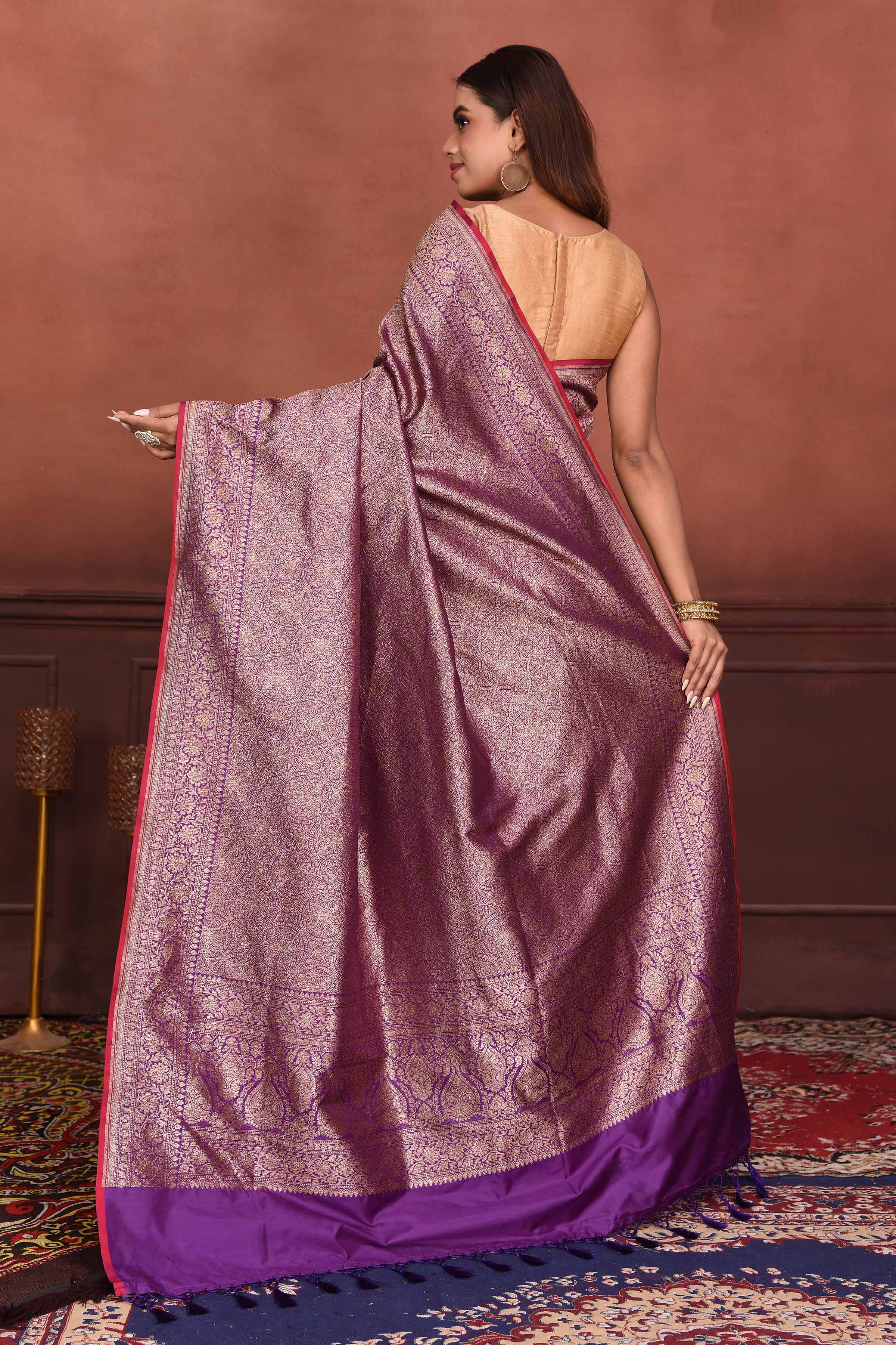 Have You Joined Purple Saree Wedding Trend of the Season?