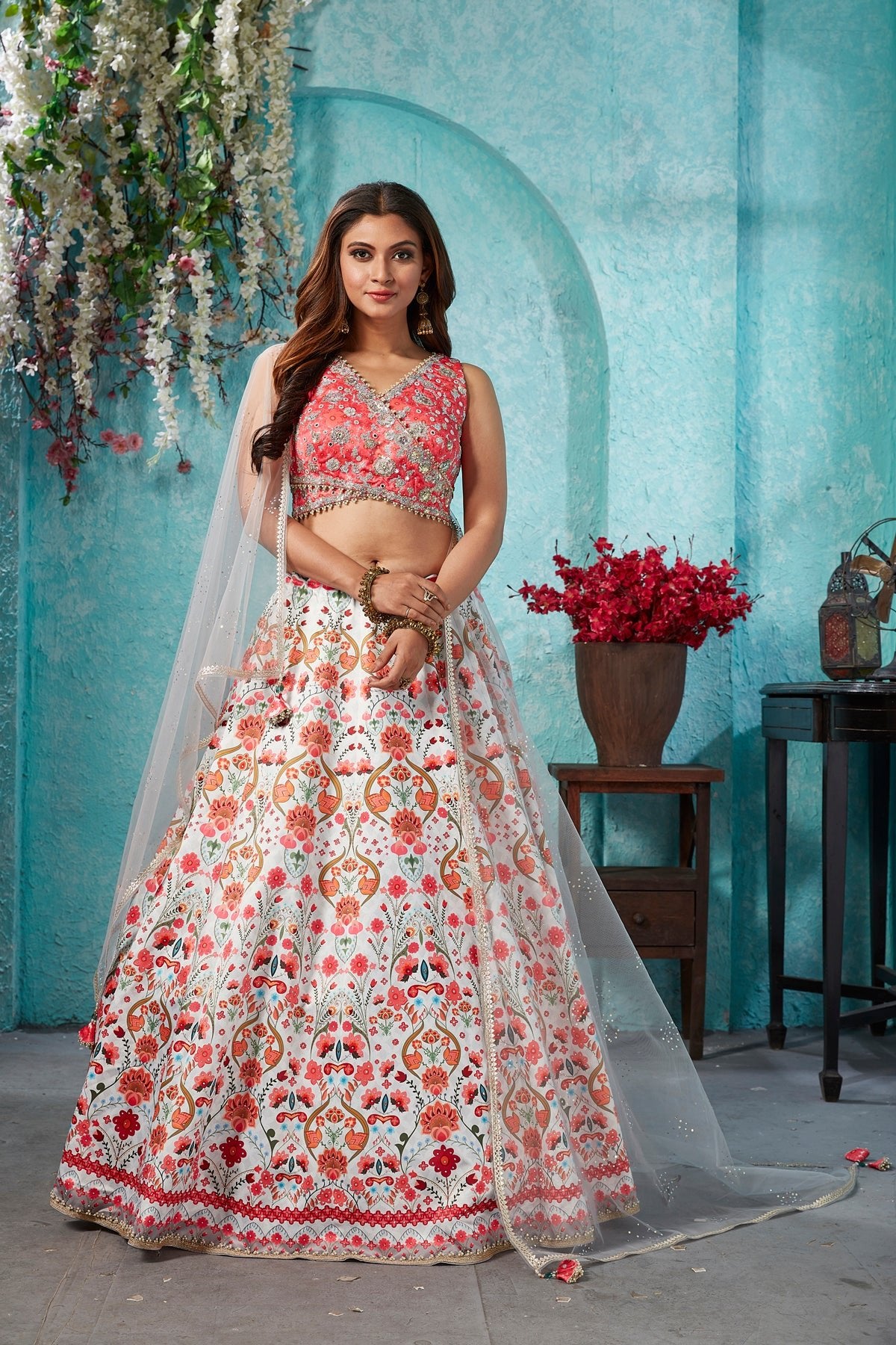 Art Silk Lehenga Choli Online Shopping USA, UK, Australia!