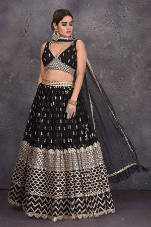 Designer Beautiful Black Latest Collection Lehenga Choli For Bride –  TheDesignerSaree