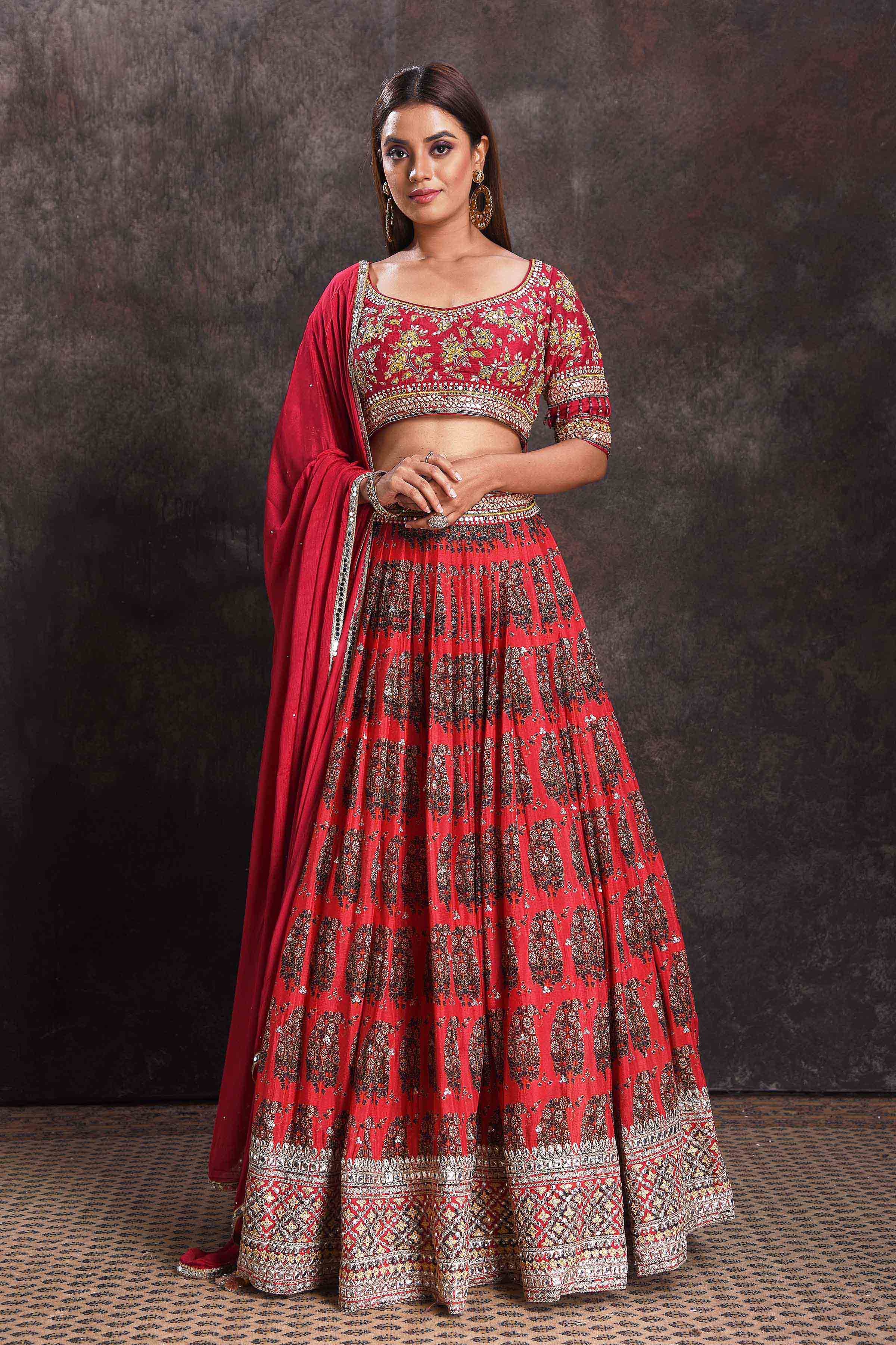 OMG! These Royal Red Bridal Lehenga Designs Are Terrific! - To Near Me