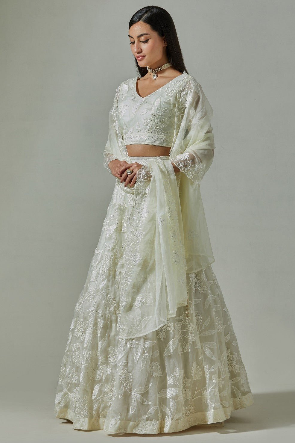 Deep Wine Parsi Gara Saree- Indian Clothing in Denver, CO and Aurora, CO-  India Fashion X