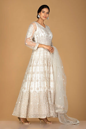 Buy Beautiful Designer Net Anarkali Dress for Women, Pakistani Wedding  Wear,reception Wear Heavy Embroidery Worked Anarkali Gown Suits,eid Wear  Online in India - Etsy