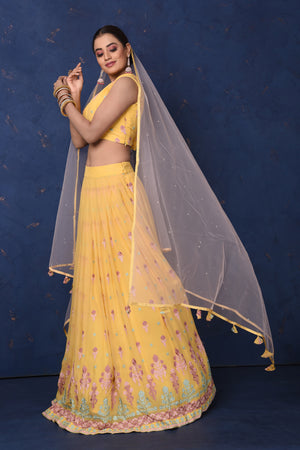 Buy Fabcartz Self Design Soft Silk Lehenga Choli (Yellow) |Beautiful &  Latest Design | In Vogue Women Outfits| Online at Best Prices in India -  JioMart.