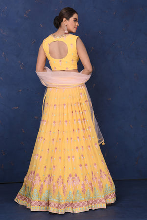 Page 2 | Yellow - Net - Buy Lehenga Choli Online in Latest and Trendy  Designs