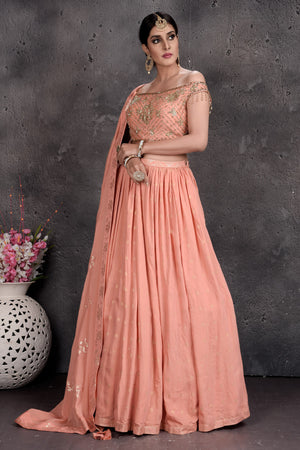 Stylish Sky Color Soft Net Lehenga With Front Back Work Gown Design at Rs  2199 | Bollywood Lehenga Choli | ID: 2850460760488