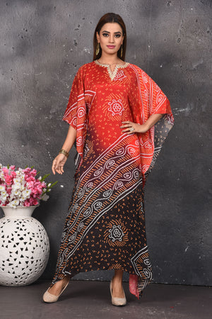 Buy online Pink Relaxed V-neck Printed Kaftan Dress from western wear for  Women by Trendif for ₹369 at 72% off | 2024 Limeroad.com