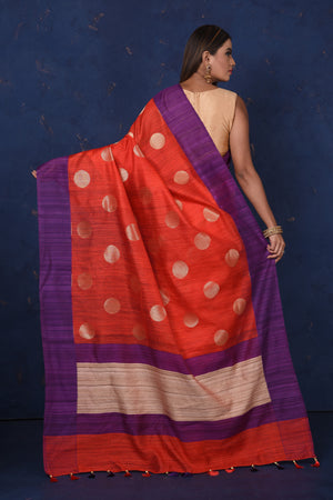 Purple Color Glorious Printed Patola Silk Saree