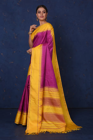 Buy SWIFFIN On-Trends Viscose Silk Bangalori Silk Purple Saree For  Women/Women Saree With Unstitched Blouse-ANARKALI-PURPLE Online at Best  Prices in India - JioMart.