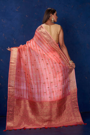 Buy Light Pink Banarasi Saree online-Karagiri – Karagiri Global