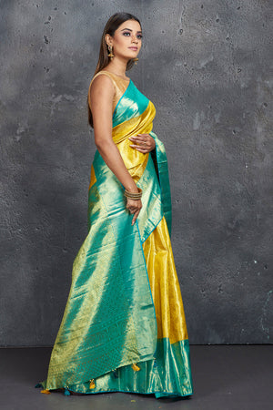 Rakul preet singh in Yellow Silk Saree | Fashionworldhub