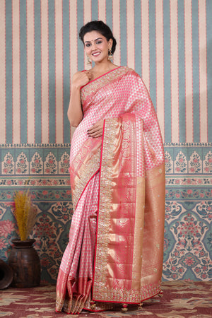 Buy Rani Banarasi Silk Traditional Wear Weaving Saree Online From Wholesale  Salwar.