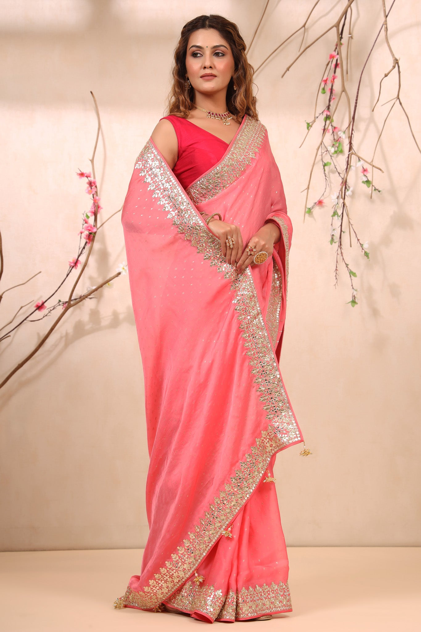 Buy Pastel Lilac Cotton Saree online-Karagiri