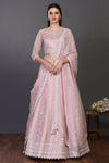 30Z126-RO  pink raw silk Lehenga with dupatta