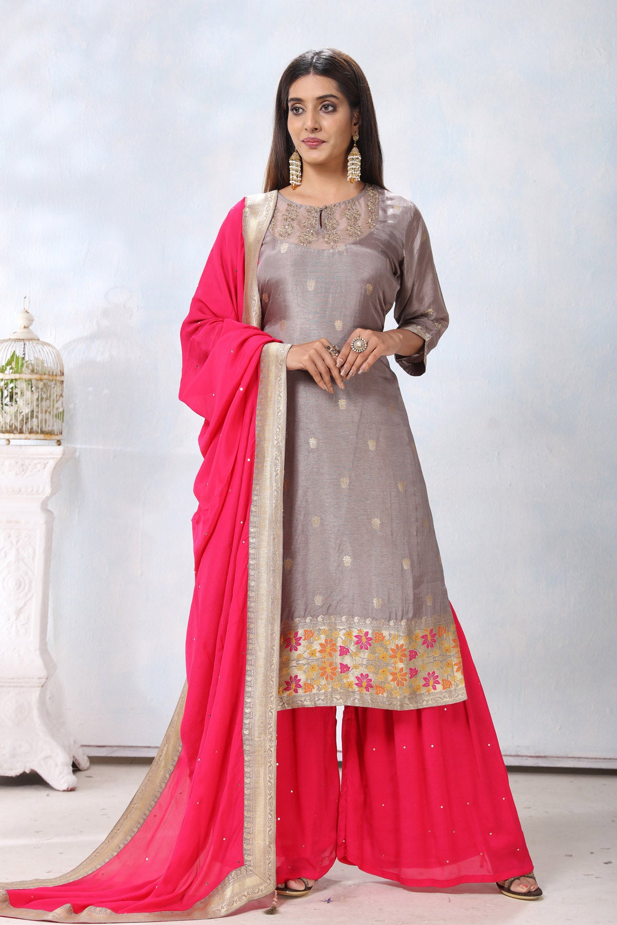 Crepe palazzo sale suits